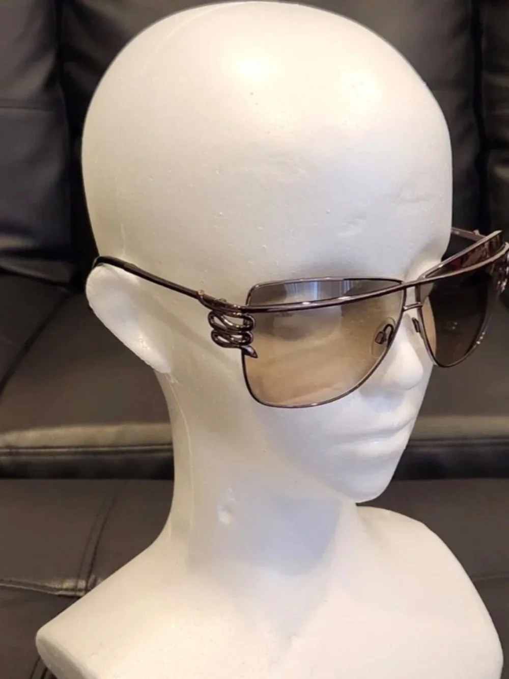 Roberto Cavalli, Morane, 723S Sunglasses GunMetal Frame Brown Gradient - unisex